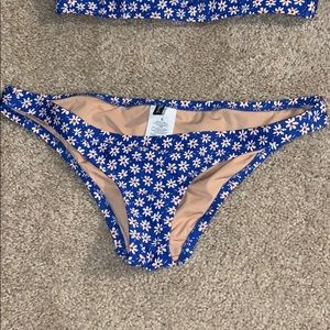 Madewell mini daisy low rider bikini bottom